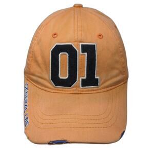 H3 Sportgear Dukes of Hazzard General Lee 01 Orange Baseball Cap OSFM Slideback